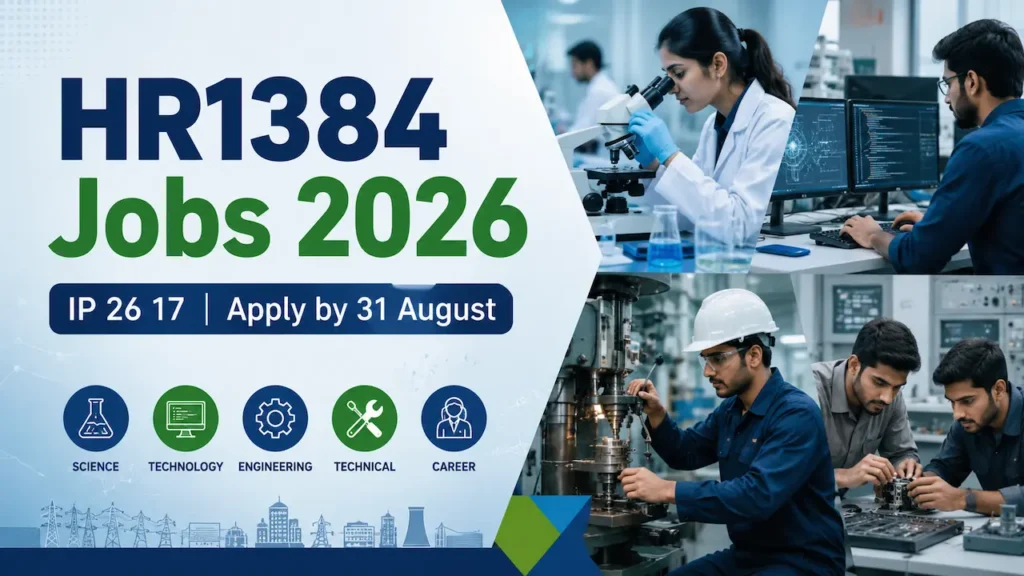 HR1384 Jobs 2026 IP 26 17 public sector recruitment