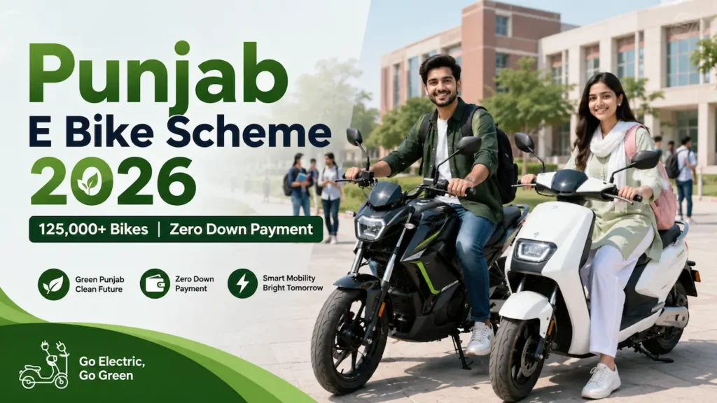 CM Punjab E Bike Scheme 2026 for students in Punjab